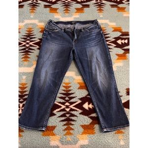 Silver Suki Capri Jeans